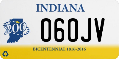 IN license plate 060JV