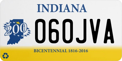 IN license plate 060JVA