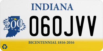 IN license plate 060JVV