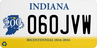 IN license plate 060JVW