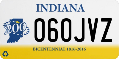 IN license plate 060JVZ