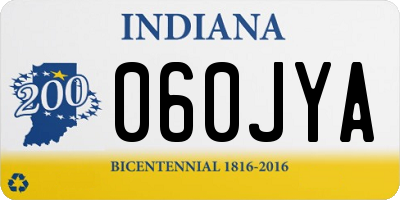 IN license plate 060JYA