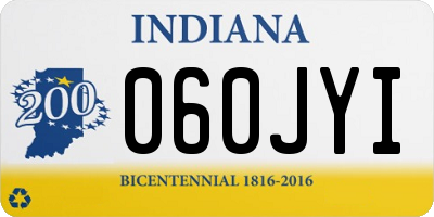IN license plate 060JYI