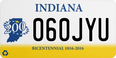 IN license plate 060JYU