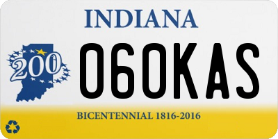 IN license plate 060KAS
