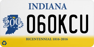 IN license plate 060KCU