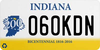 IN license plate 060KDN