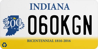 IN license plate 060KGN