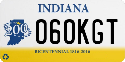 IN license plate 060KGT