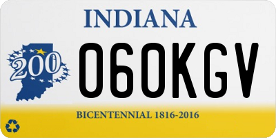 IN license plate 060KGV
