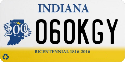 IN license plate 060KGY