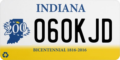 IN license plate 060KJD