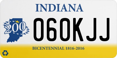 IN license plate 060KJJ
