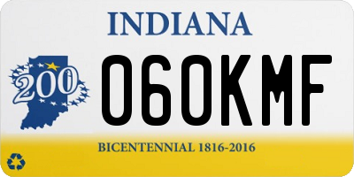 IN license plate 060KMF