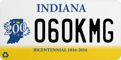IN license plate 060KMG
