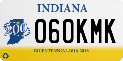 IN license plate 060KMK