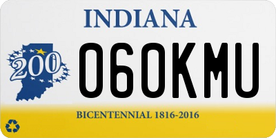IN license plate 060KMU