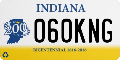 IN license plate 060KNG