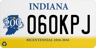 IN license plate 060KPJ