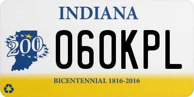 IN license plate 060KPL