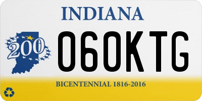 IN license plate 060KTG