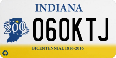 IN license plate 060KTJ