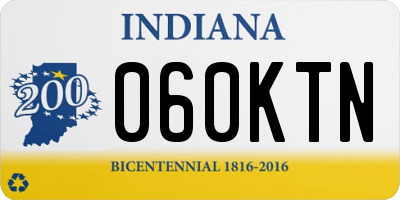 IN license plate 060KTN