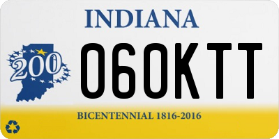 IN license plate 060KTT