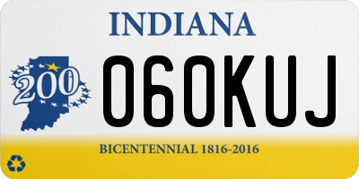 IN license plate 060KUJ