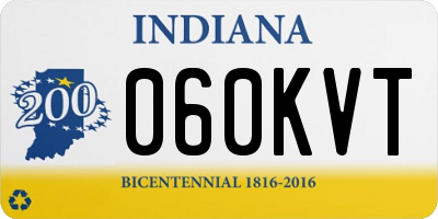 IN license plate 060KVT