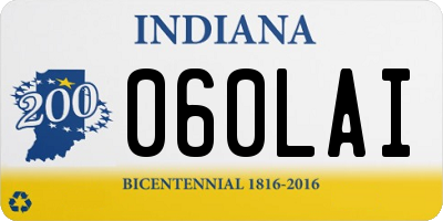 IN license plate 060LAI