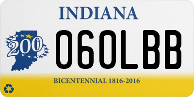 IN license plate 060LBB