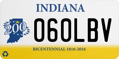 IN license plate 060LBV