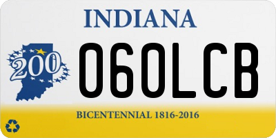 IN license plate 060LCB