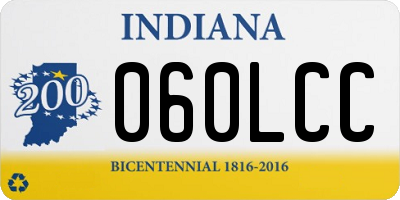 IN license plate 060LCC