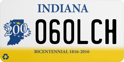 IN license plate 060LCH