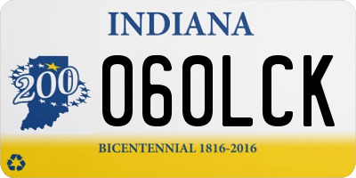 IN license plate 060LCK
