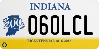 IN license plate 060LCL