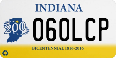 IN license plate 060LCP