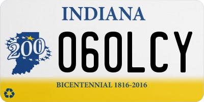IN license plate 060LCY