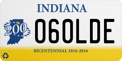 IN license plate 060LDE