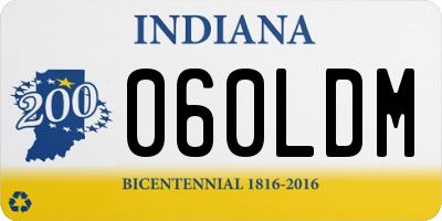 IN license plate 060LDM