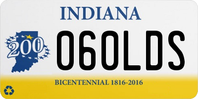 IN license plate 060LDS