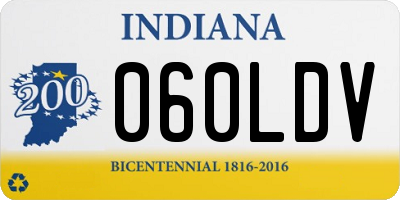 IN license plate 060LDV