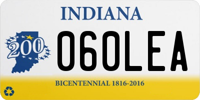 IN license plate 060LEA