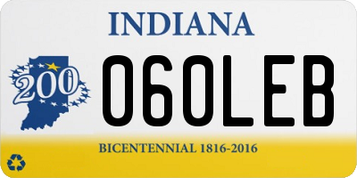 IN license plate 060LEB