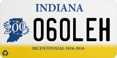 IN license plate 060LEH