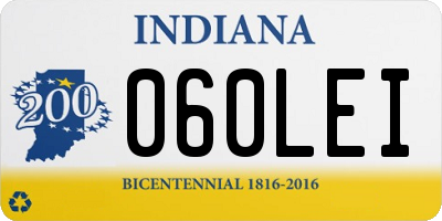 IN license plate 060LEI
