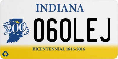 IN license plate 060LEJ
