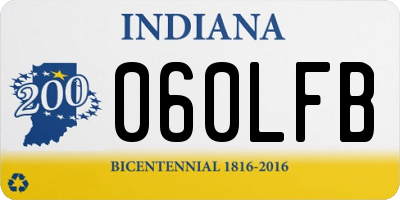 IN license plate 060LFB